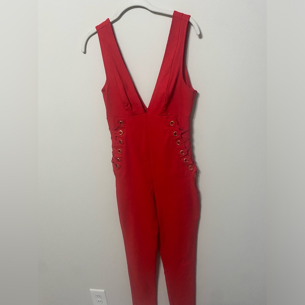 Red Jumpsuit - Picture 6 of 6